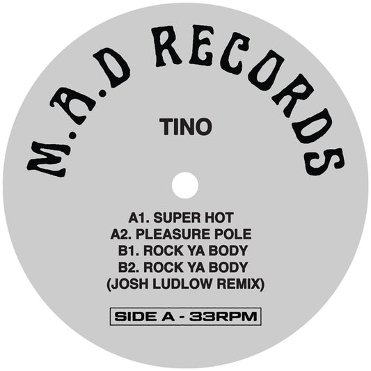Tino Super Hot EP A-side label