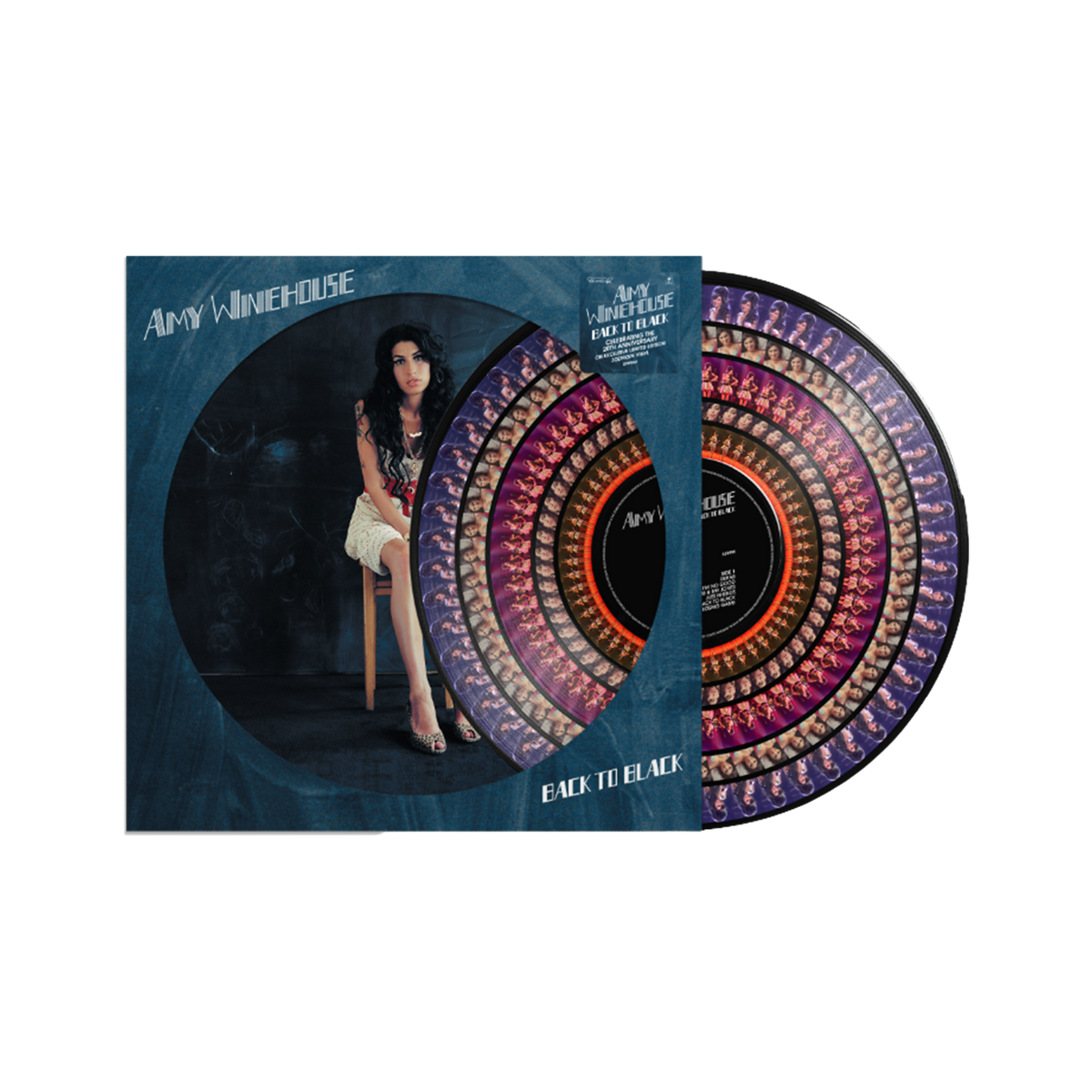 Amy Winehouse – Back To Black 20 zoetrope LP: die-cut sleeve and official picture disc