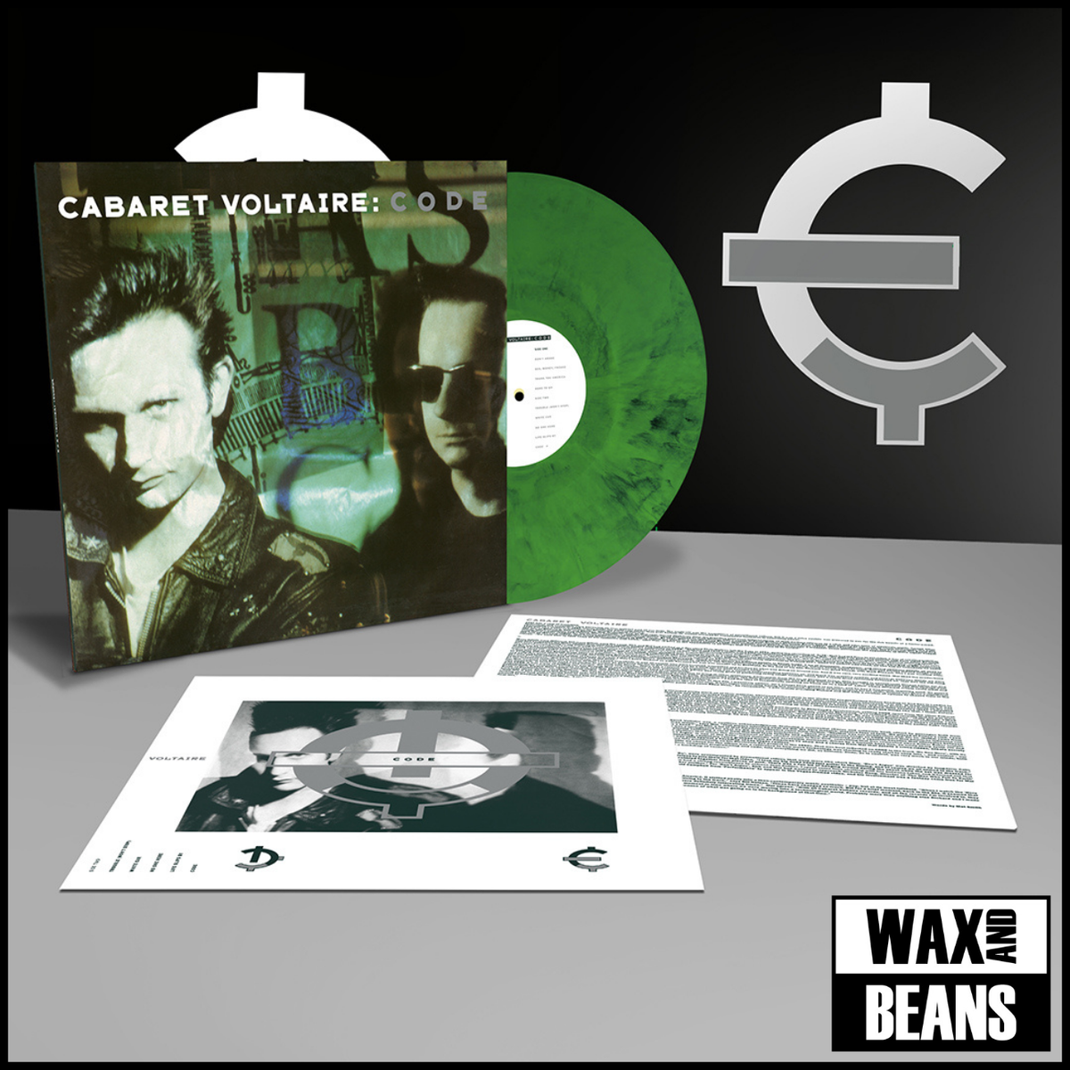 Cabaret Voltaire CODE codified marble vinyl