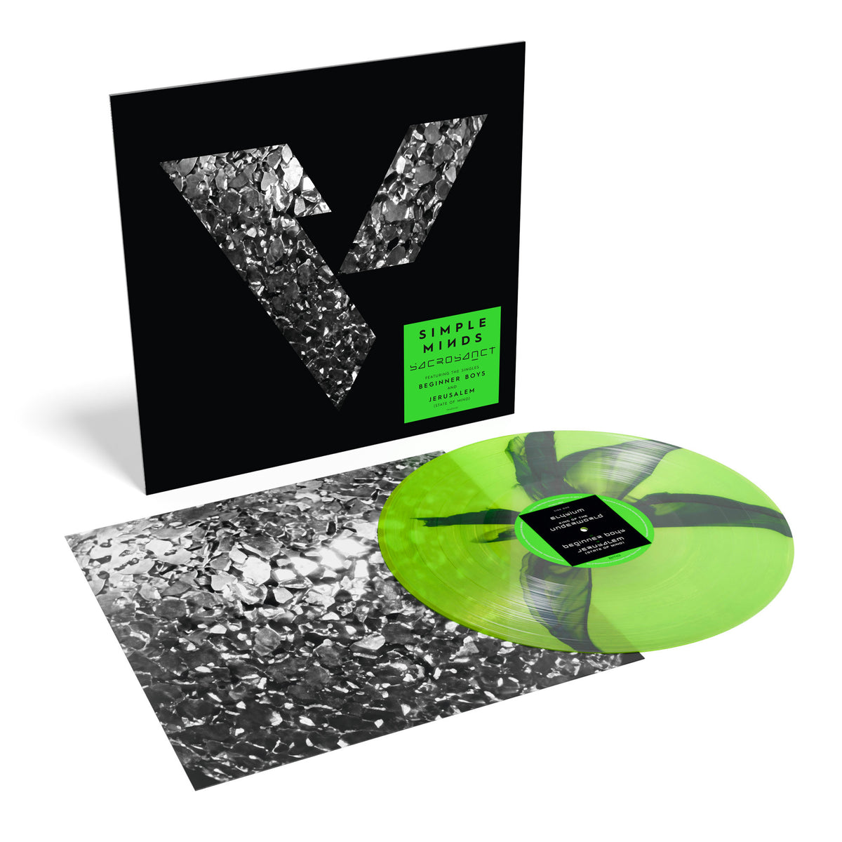 Simple Minds - Sacrosanct (Indies Green + Black Inkplosion exclusive)(Out 29/1)