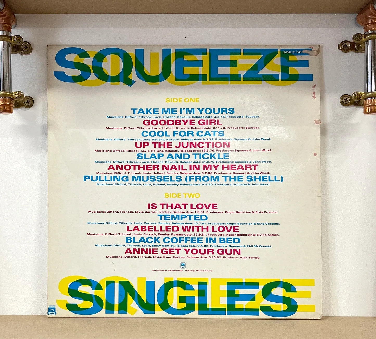 Squeeze – Singles - 45's And Under