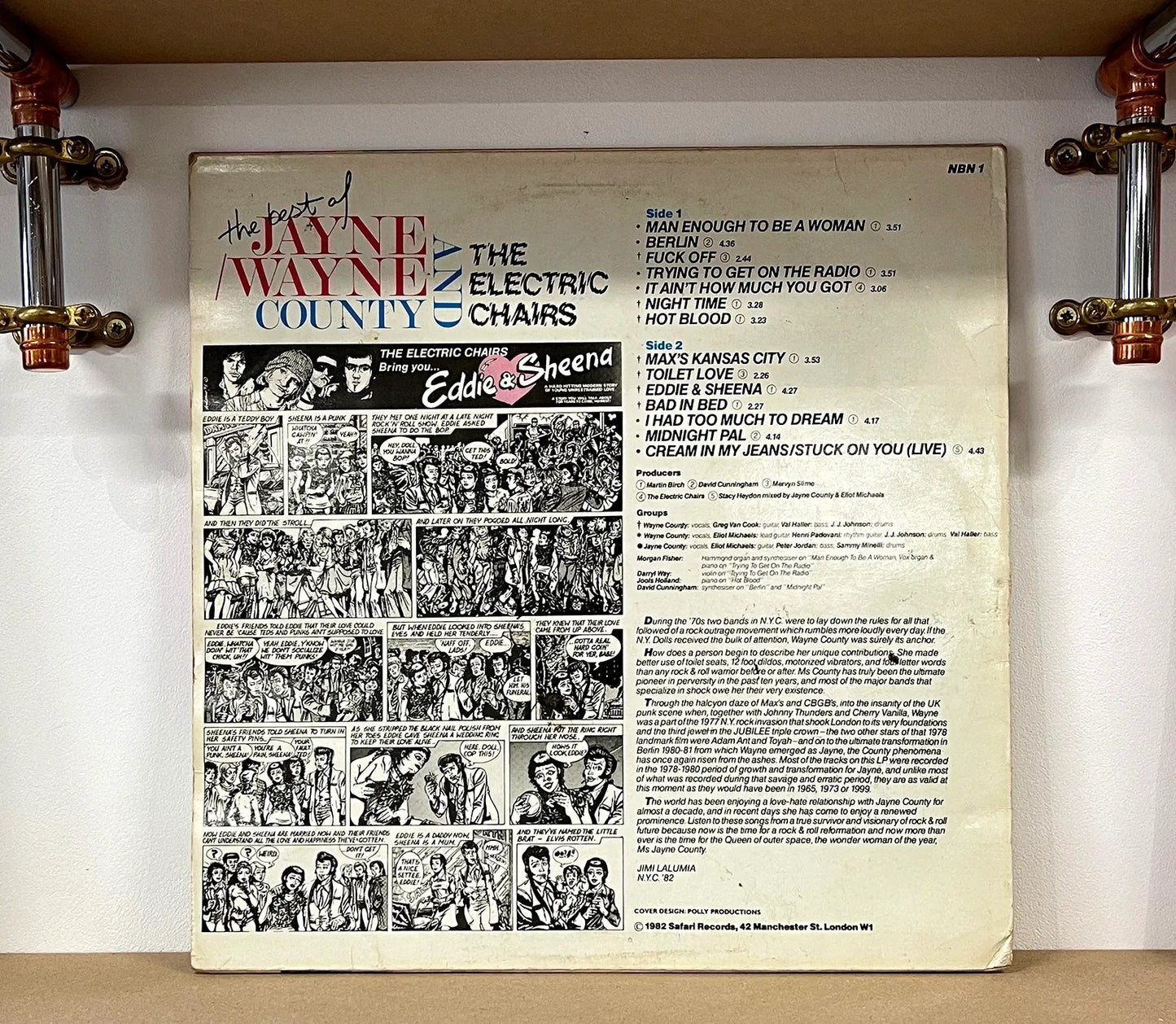 Jayne / Wayne County And The Electric Chairs – The Best Of Jayne / Wayne County & The Electric Chairs