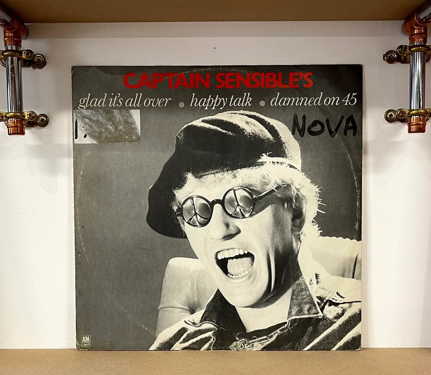 Captain Sensible – Glad It's All Over / Happy Talk / Damned On 45