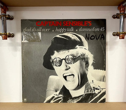 Captain Sensible – Glad It's All Over / Happy Talk / Damned On 45