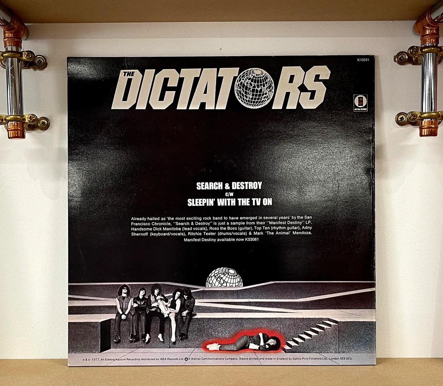 The Dictators – Search & Destroy / Sleepin' With The TV On