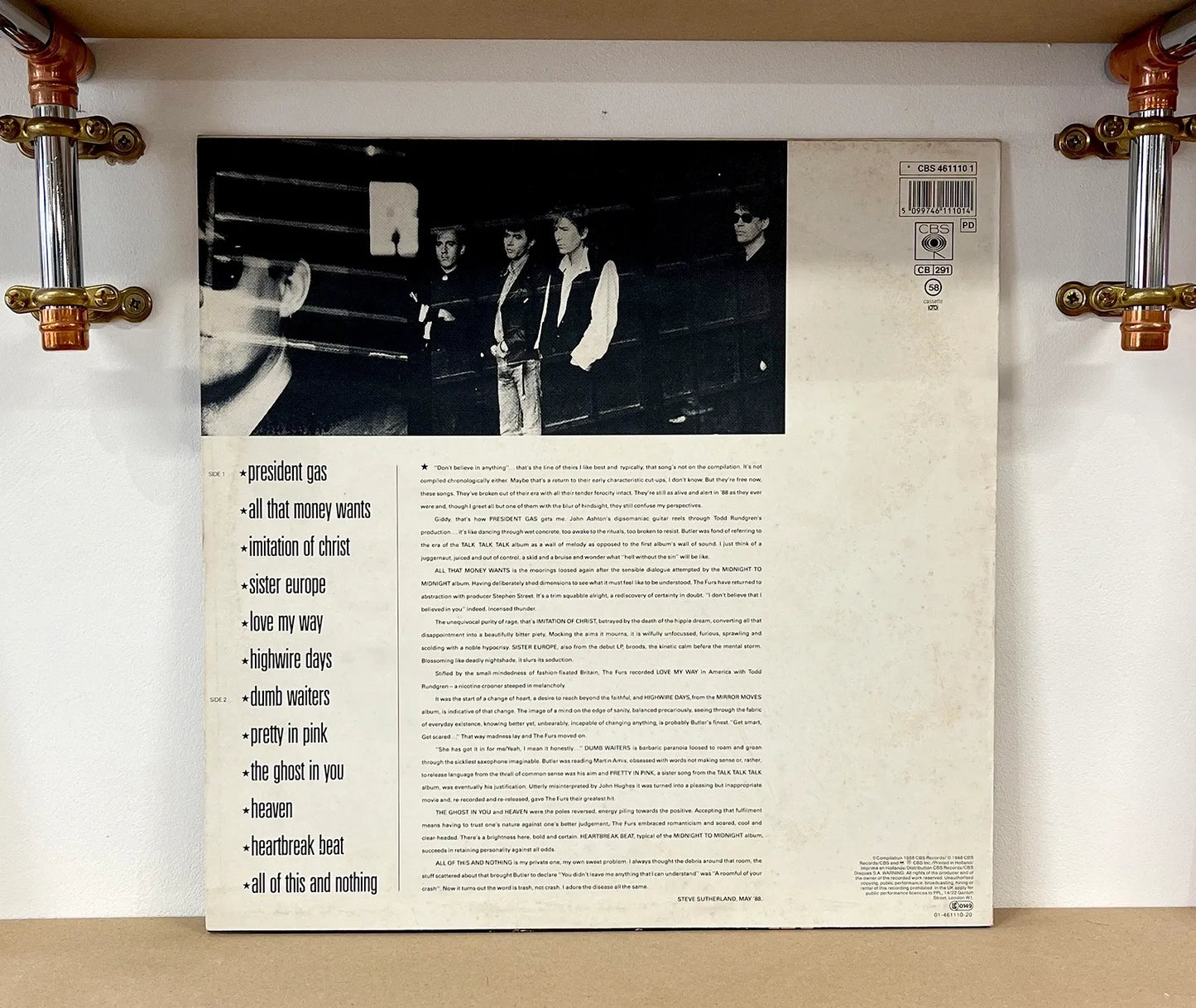 The Psychedelic Furs – All Of This And Nothing