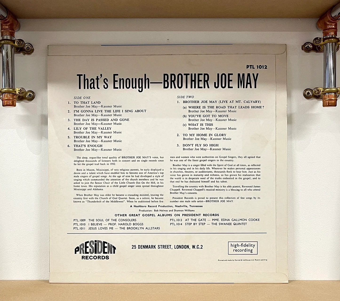 Brother Joe May – That's Enough