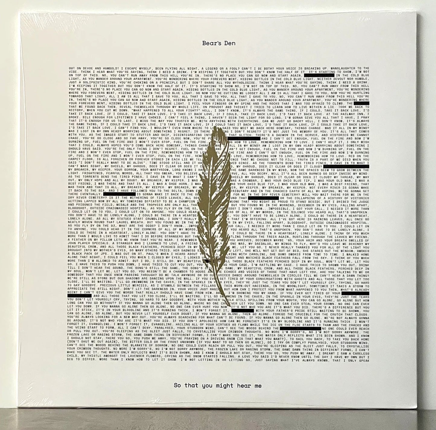 Bear's Den – So That You Might Hear Me