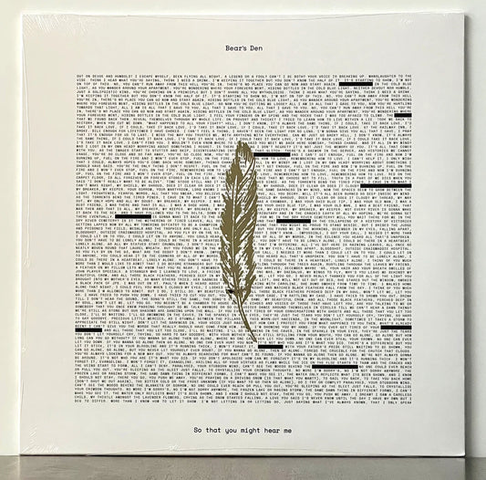 Bear's Den – So That You Might Hear Me