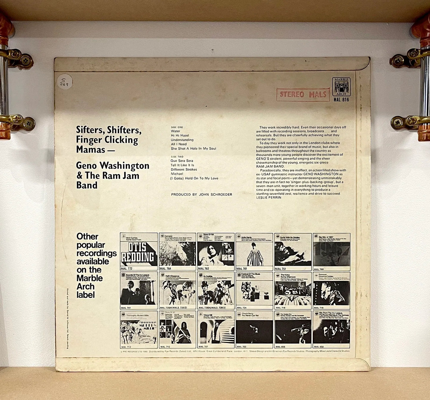 Geno Washington And The Ram Jam Band – Sifters, Shifters, Finger Clicking Mamas