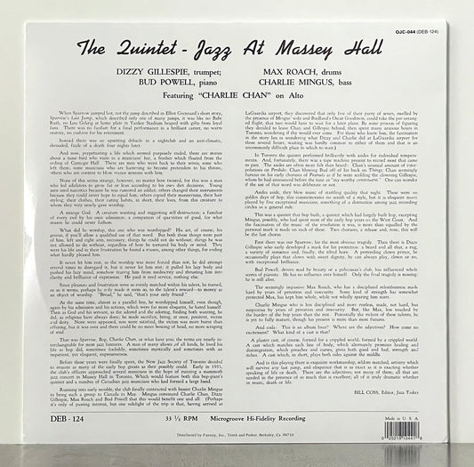 The Quintet – Jazz At Massey Hall