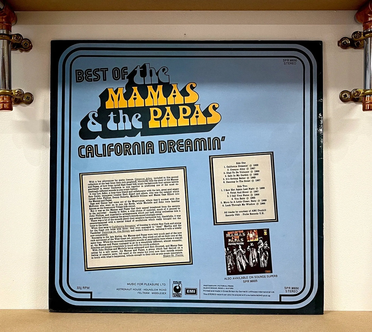 The Mamas & The Papas – Best Of The Mamas & The Papas - California Dreamin'