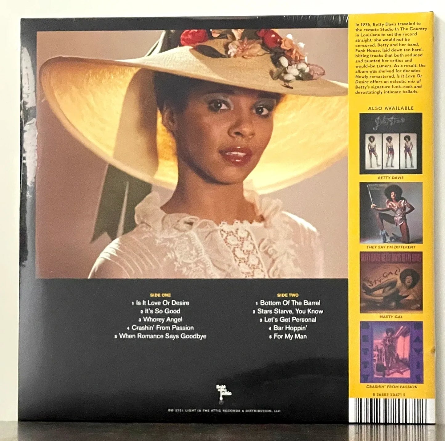 Betty Davis – Is It Love Or Desire