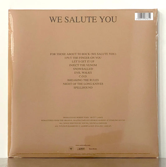 AC/DC – For Those About To Rock (We Salute You)