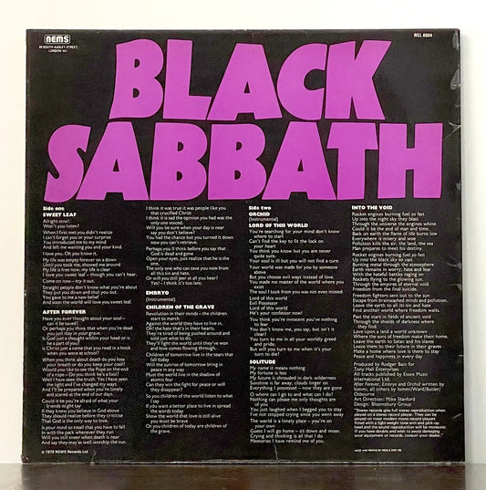 Black Sabbath – Master Of Reality