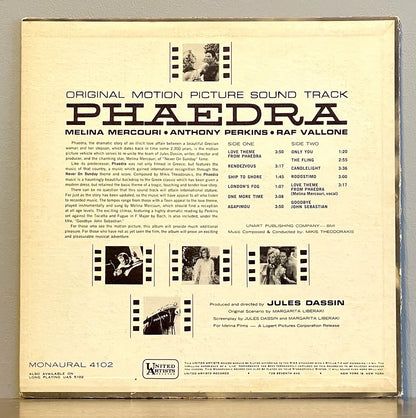Mikis Theodorakis – Original Motion Picture Soundtrack - Phaedra