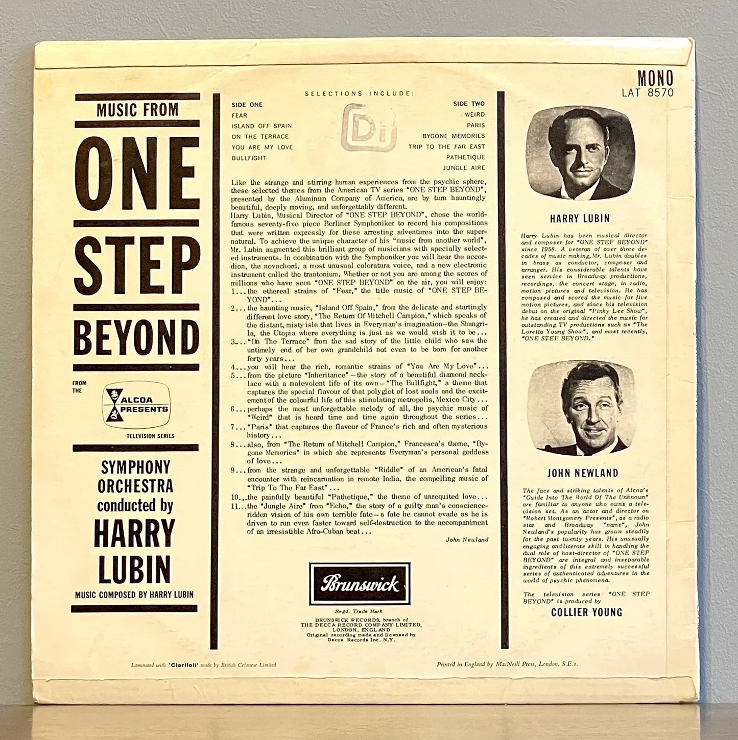 Harry Lubin – Music From One Step Beyond