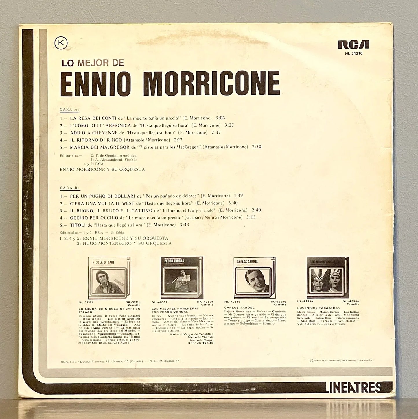 Ennio Morricone Y Su Orquesta – Lo Mejor De Ennio Morricone