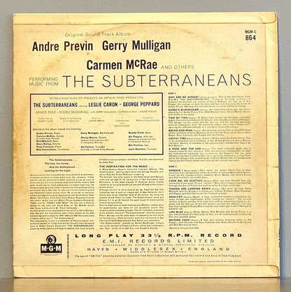 André Previn, Gerry Mulligan, Carmen McRae – Performing Music From The Subterraneans - Original Sound Track Album