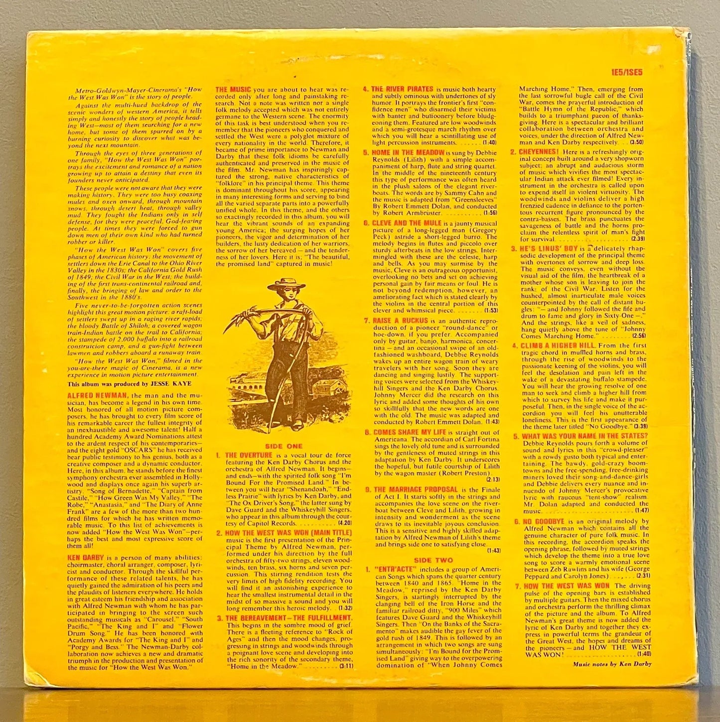 Alfred Newman, Debbie Reynolds, Ken Darby – How The West Was Won, Original Soundtrack