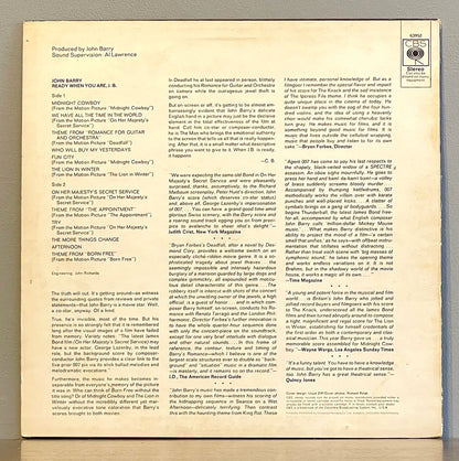 John Barry – Ready When You Are, J.B.