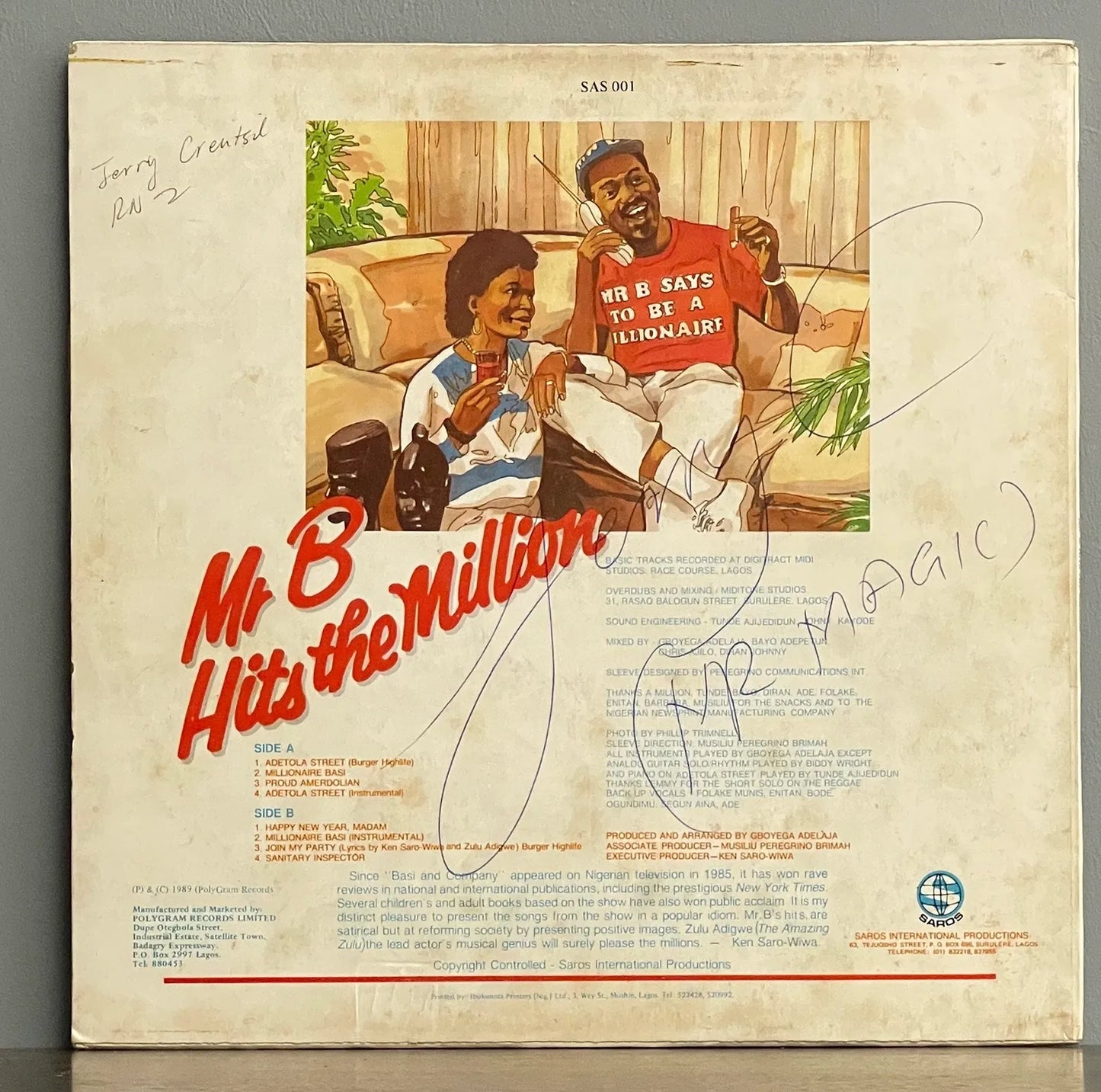 Mr B – Hits The Million