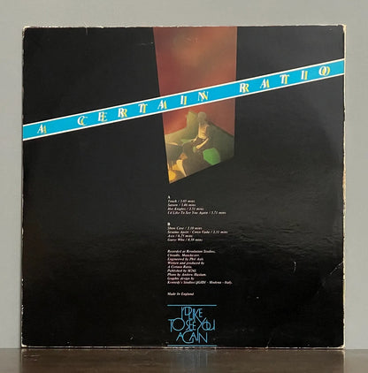 A Certain Ratio – I'd Like To See You Again