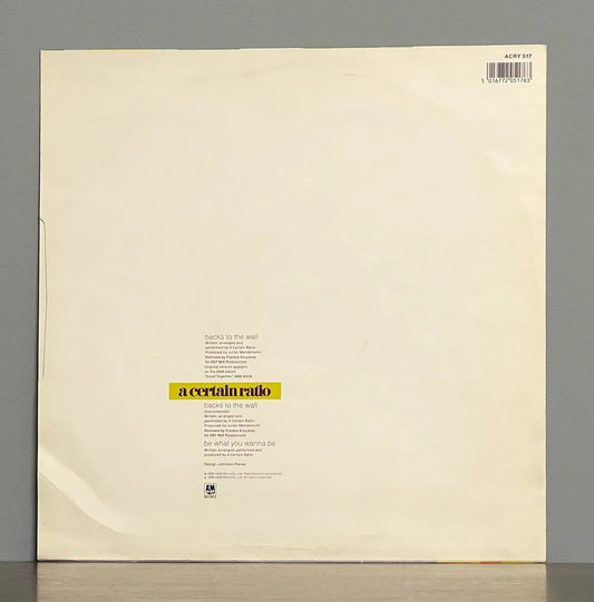 A Certain Ratio – Backs To The Wall