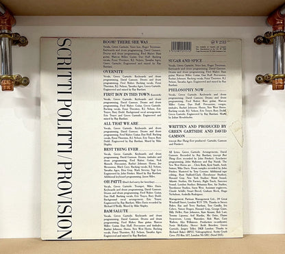 Scritti Politti – Provision