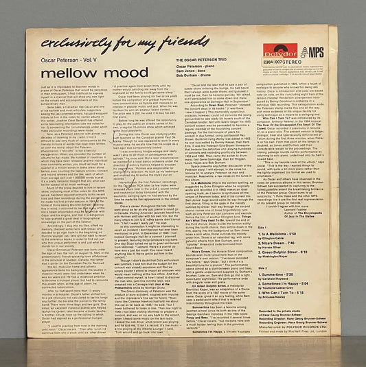 Oscar Peterson – Mellow Mood