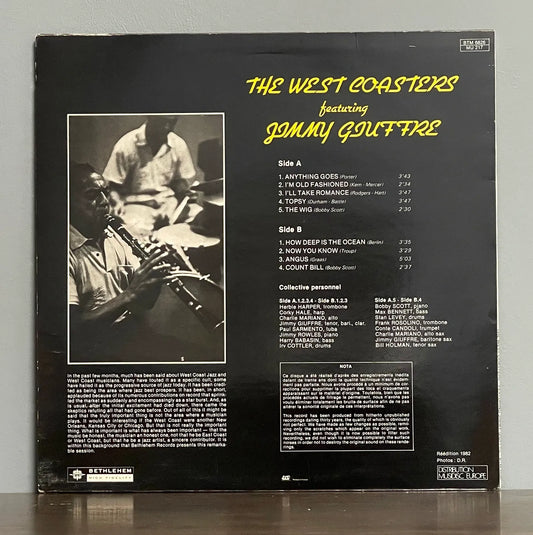The West Coasters, Jimmy Giuffre – The West Coasters Featuring Jimmy Giuffre
