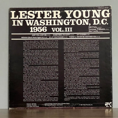 Lester Young – "Pres" Vol. III