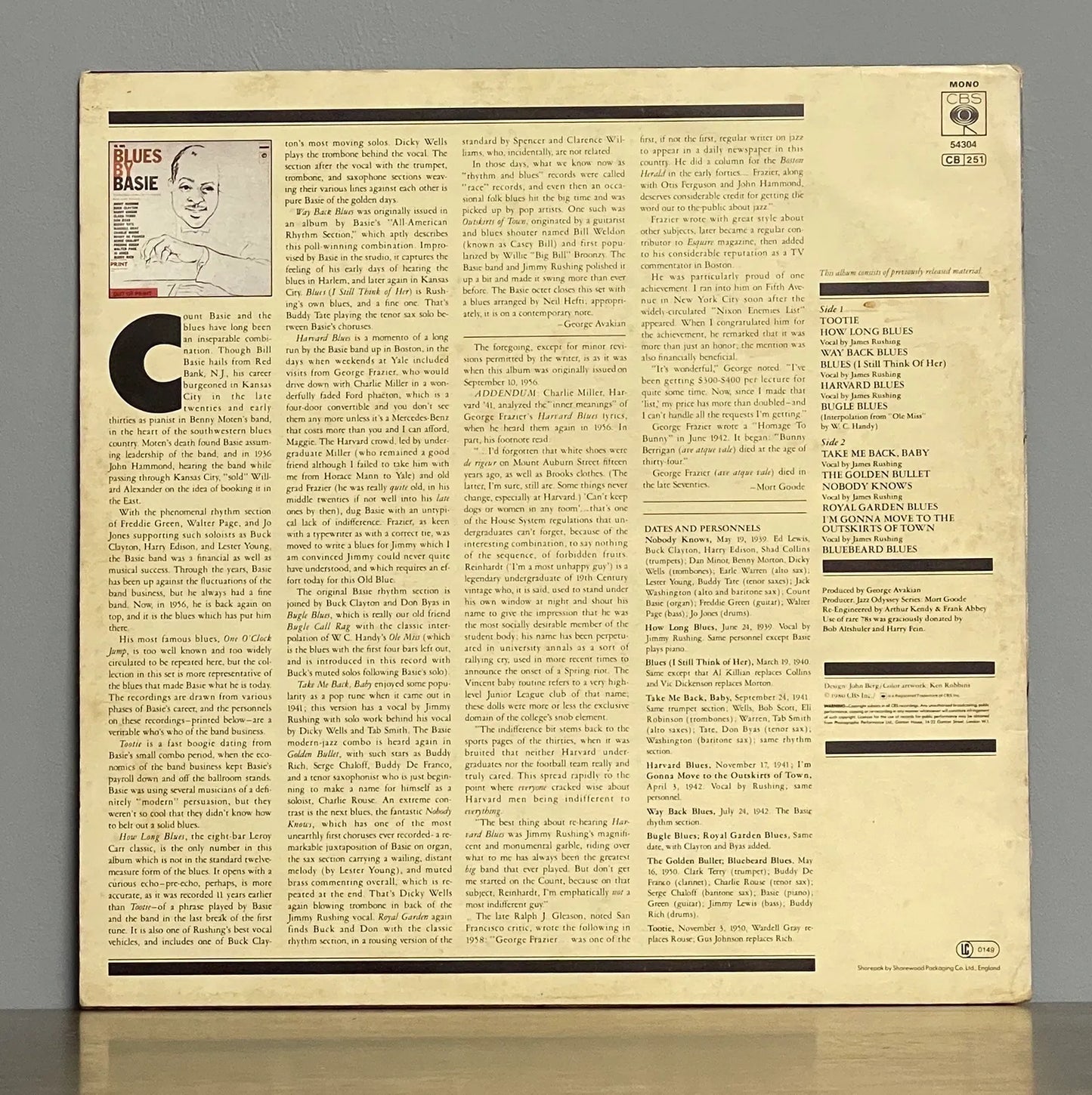 Count Basie And His Orchestra – Blues By Basie