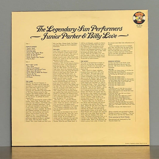 Junior Parker / Billy Love* – The Legendary Sun Performers