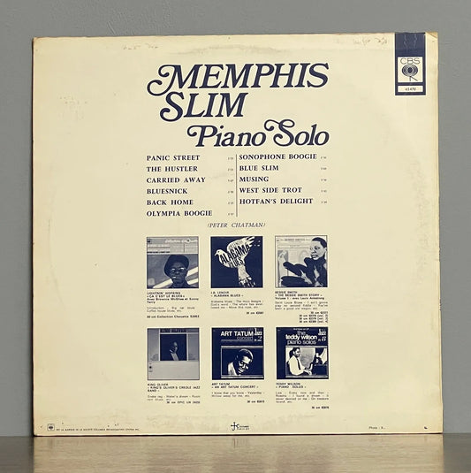 Memphis Slim – Piano Solo