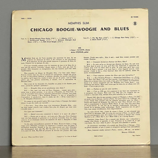 Memphis Slim – Chicago Boogie-Woogie And Blues