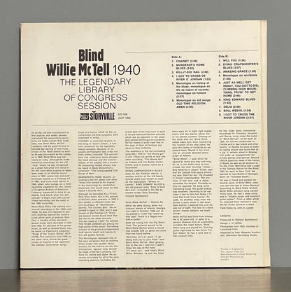 Blind Willie McTell – Blind Willie McTell: 1940 The Legendary Library Of Congress Session