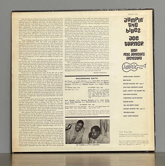 Joe Turner With Pete Johnson's Orchestra – Jumpin' The Blues