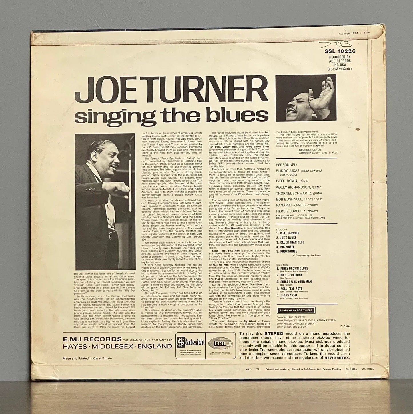 Joe Turner – Singing The Blues