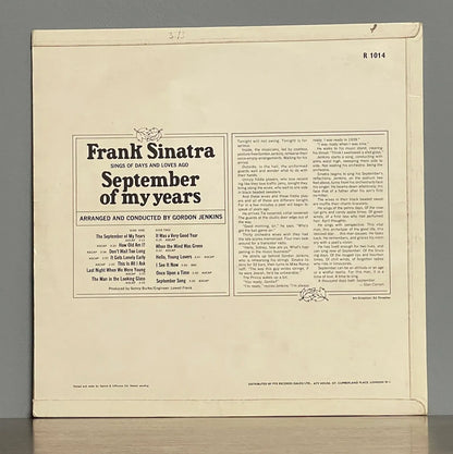 Frank Sinatra – September Of My Years
