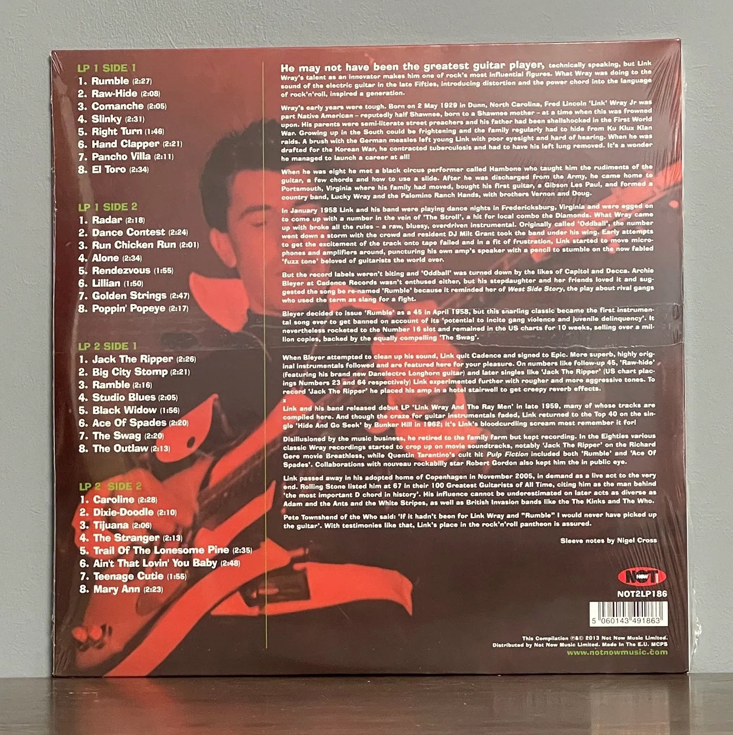 Link Wray – The Rumbling Guitar Sound Of Link Wray