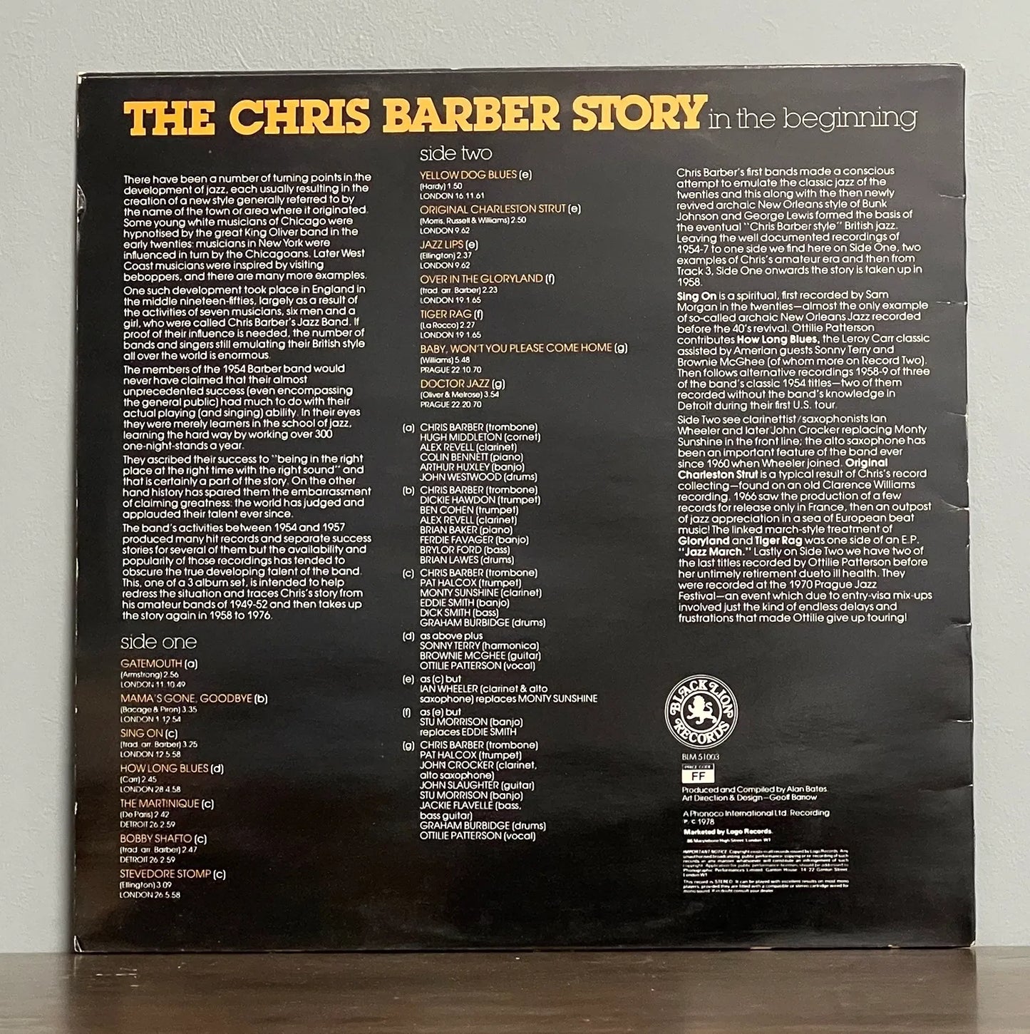 Chris Barber – The Chris Barber Story Volume 1