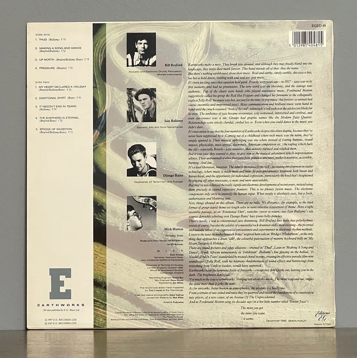 Bill Bruford's Earthworks – Earthworks
