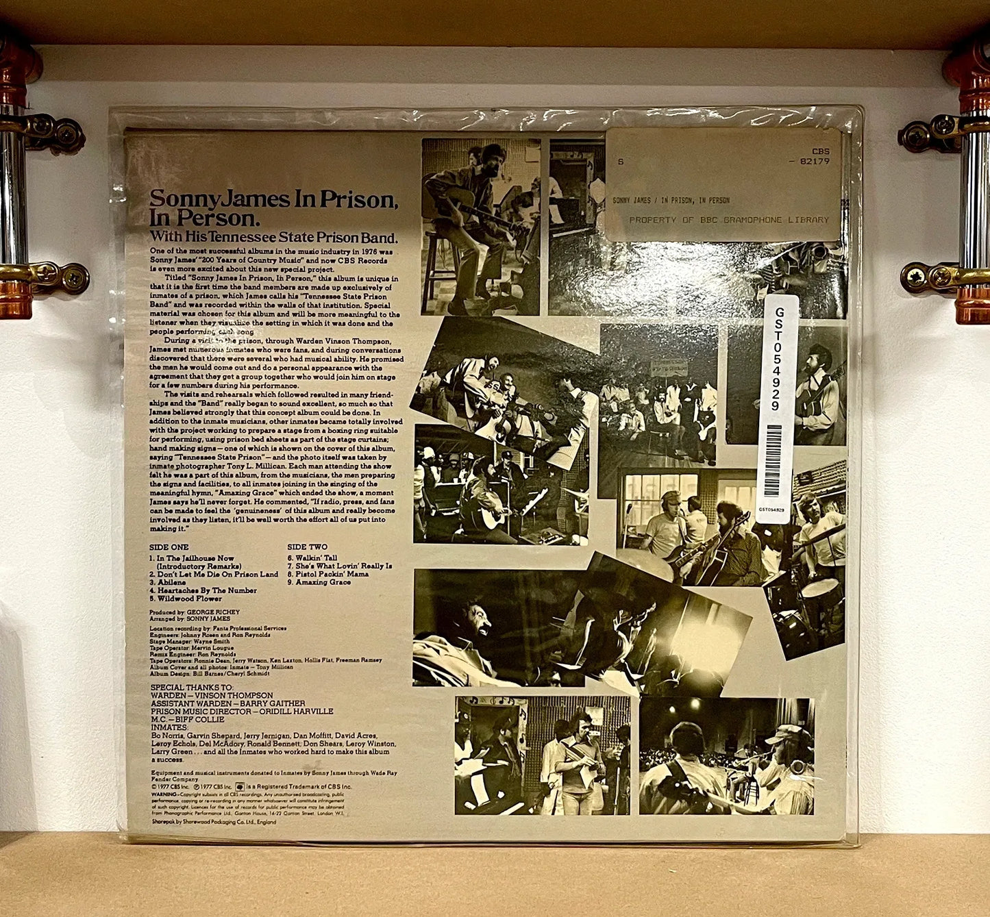 Sonny James With His Tennessee State Prison Band – Sonny James In Prison, In Person