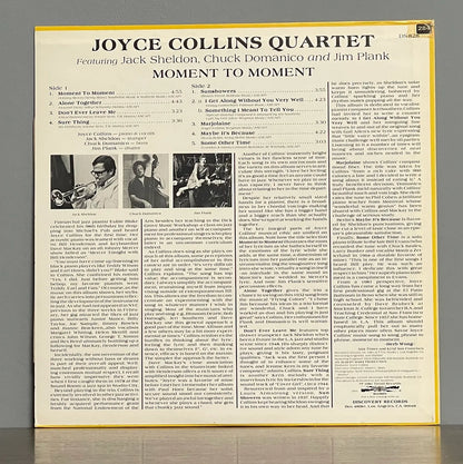 Joyce Collins Quartet Featuring Jack Sheldon, Chuck Domanico And Jim Plank – Moment To Moment