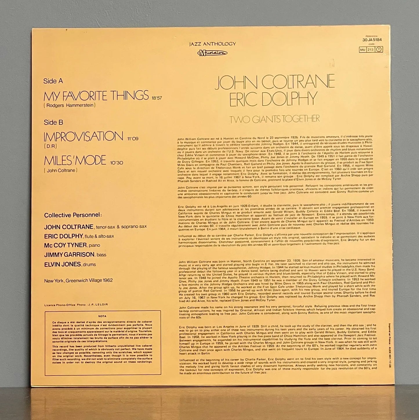 John Coltrane / Eric Dolphy – Two Giants Together - Rare Live Performance 1962