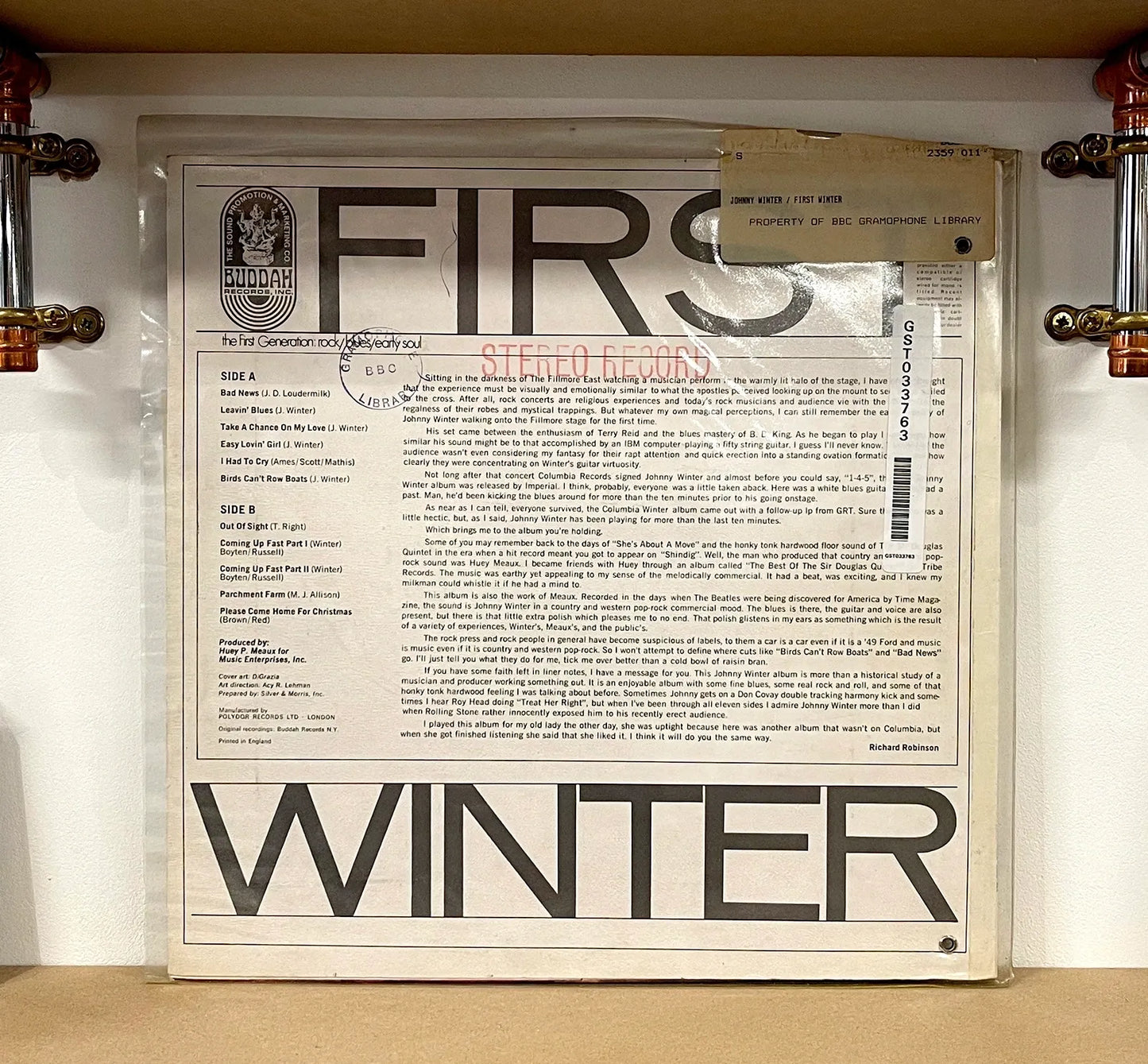 Johnny Winter – First Winter
