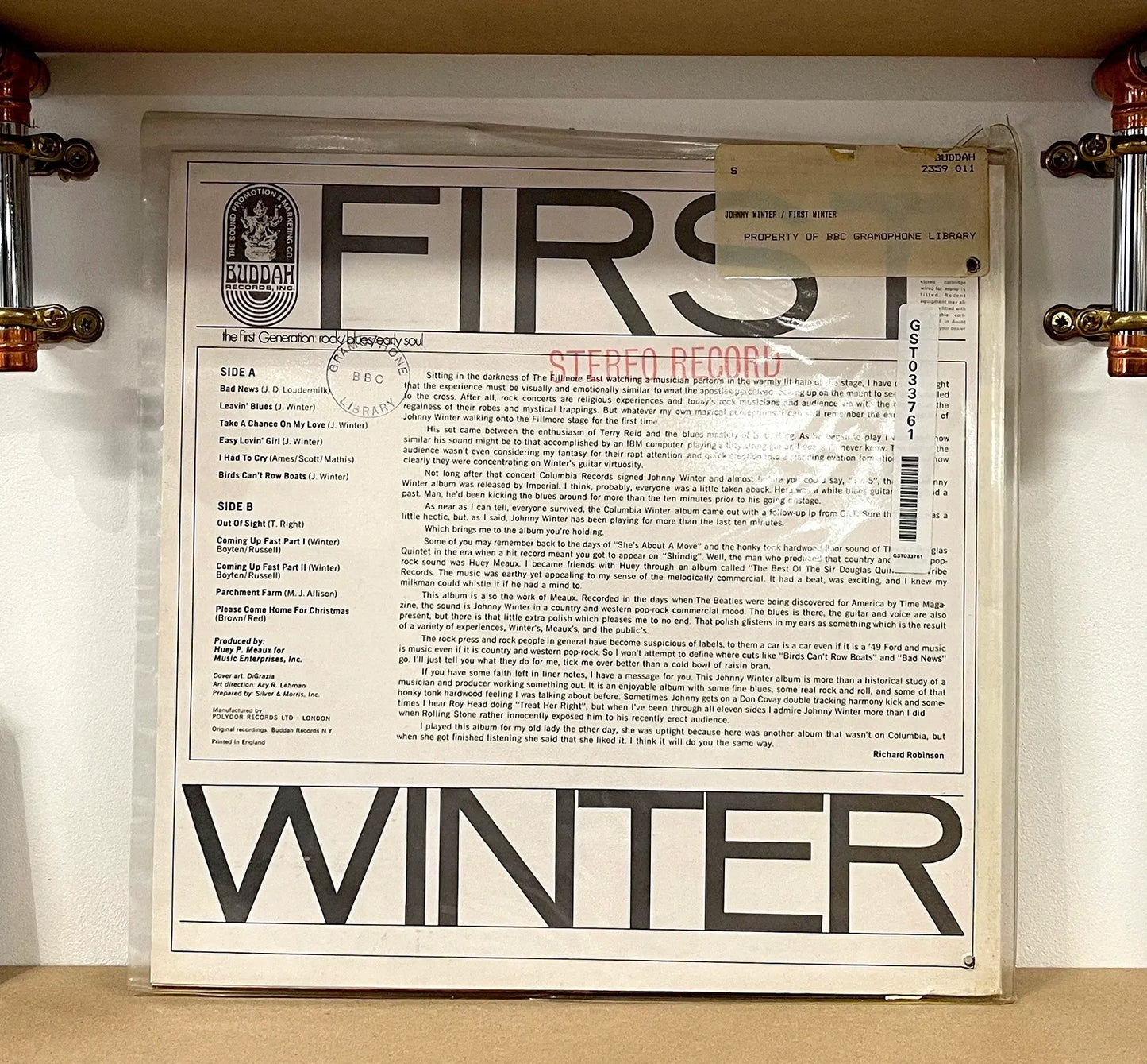 Johnny Winter – First Winter