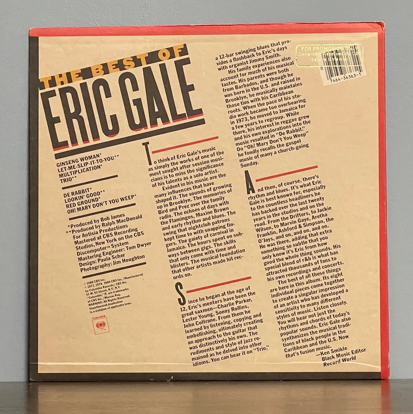 Eric Gale – The Best Of Eric Gale