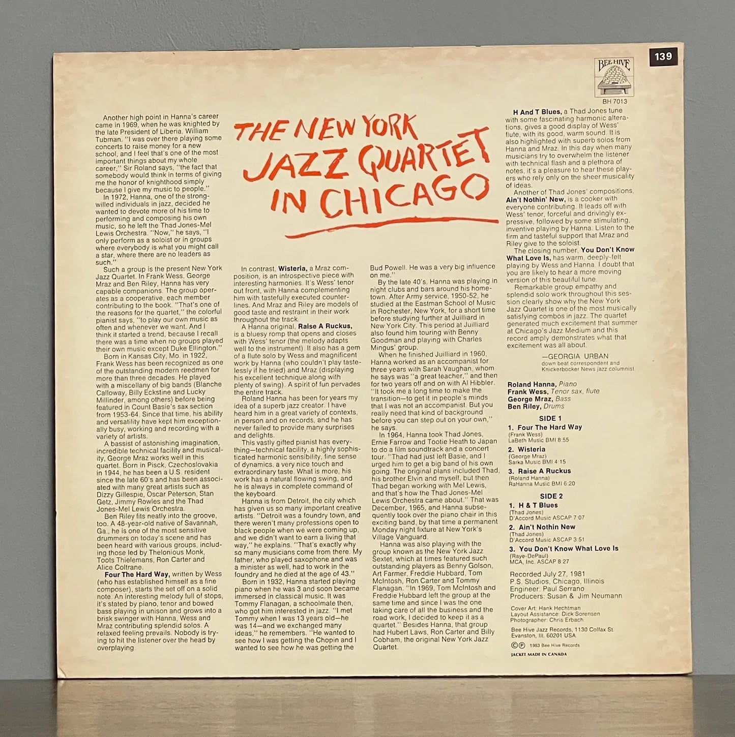 New York Jazz Quartet – The New York Jazz Quartet In Chicago